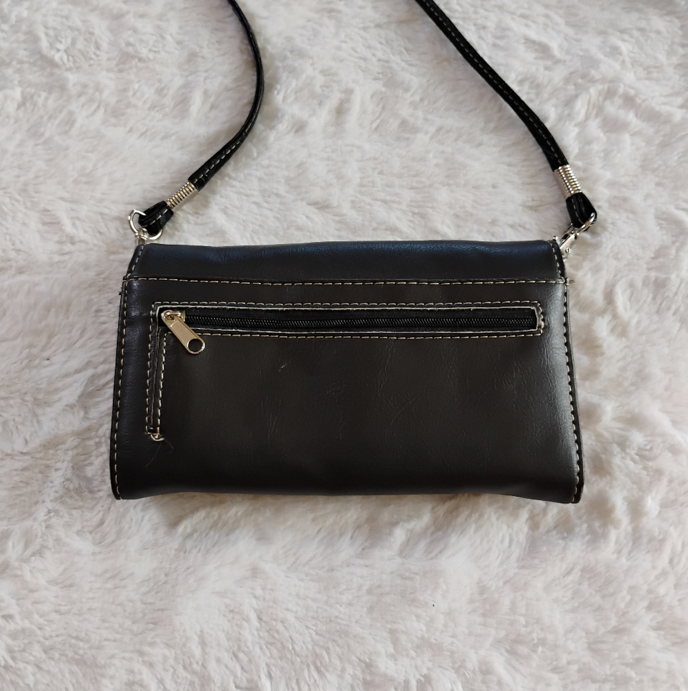 Butterfly Embroidered Rhinestone Purse Wallet - Picture 2 of 8